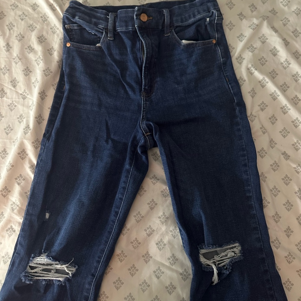 Women's Blue Express high rise  Distressed Jeans